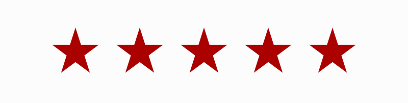 5 stars showing highest review for Realtor Ledea